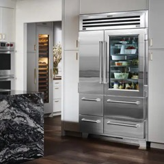 Built-in refrigerator freezer