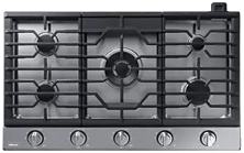 Professional gas cooktop